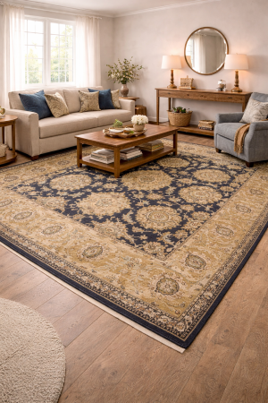 Muted Floral Classic 8X10 Agra Jaipur Oriental Rug