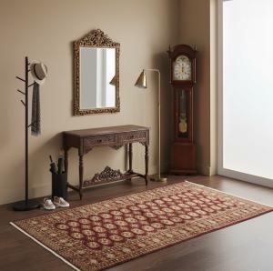 Vintage Red Tribal 4X6 Turkoman Bokhara Oriental Rug