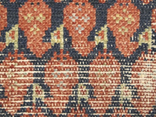 Antique Orange-red Tribal 5X9'7 Malayer Persian Runner Rug