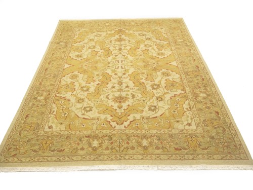 Cream Tribal Sumak 9X12 Pakistan Oriental Rug
