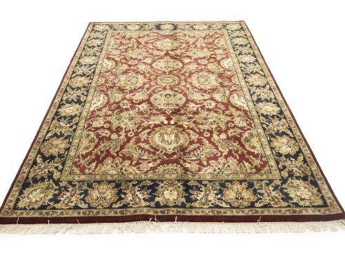 Red Floral Classic 6X9 Agra Jaipur Oriental Rug