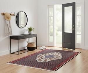 Multicolored Floral Tribal 4X5 Kilim Afghan Oriental Rug