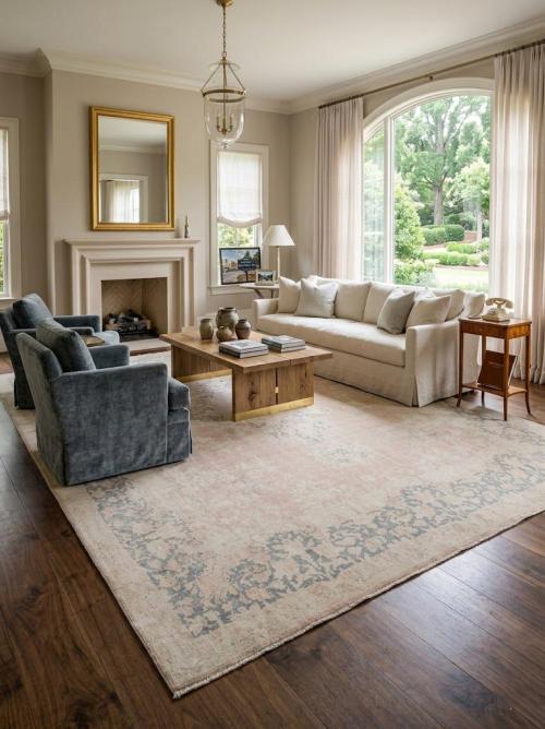 Distressed Antique Traditional Floral 10X13 Kerman Persian Rug