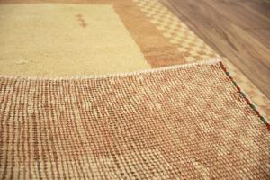 2'6 x 4'0 Hand Knotted Gabbeh Bordered Persian Wool Rug