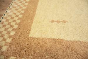 2'6 x 4'0 Hand Knotted Gabbeh Bordered Persian Wool Rug