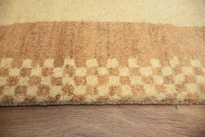 2'6 x 4'0 Hand Knotted Gabbeh Bordered Persian Wool Rug