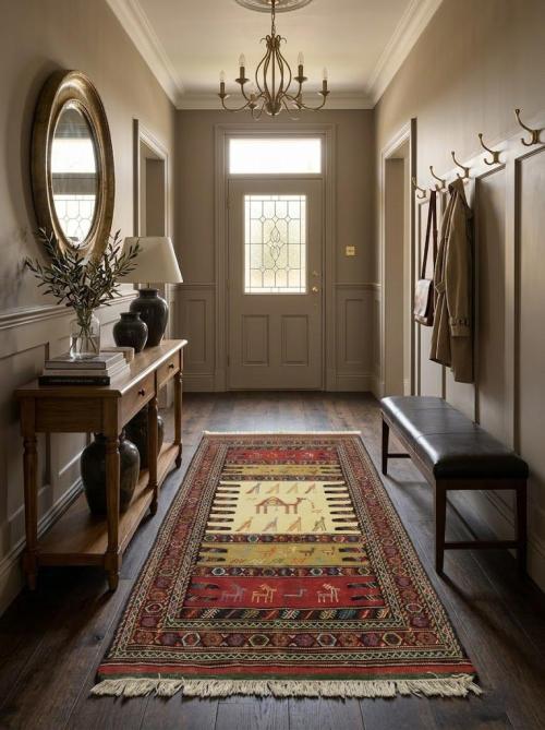 Golden Beige Tribal 3X6 Sumak Herati Persian Rug