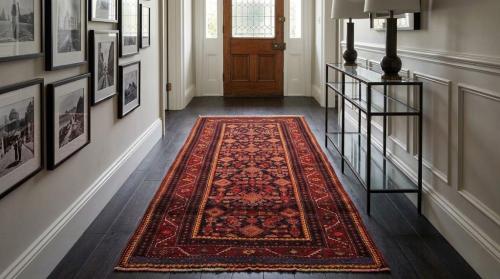 Semi Antique Red Tribal 4X7 Shirvan Persian Rug