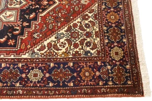 Vintage Geometric Cream 3X5 Bidjar Persian Rug