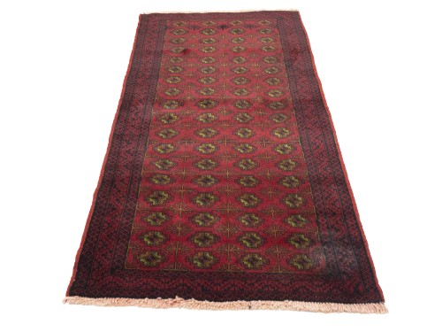 Vintage Red Tribal 3X6 Balouch Persian Rug
