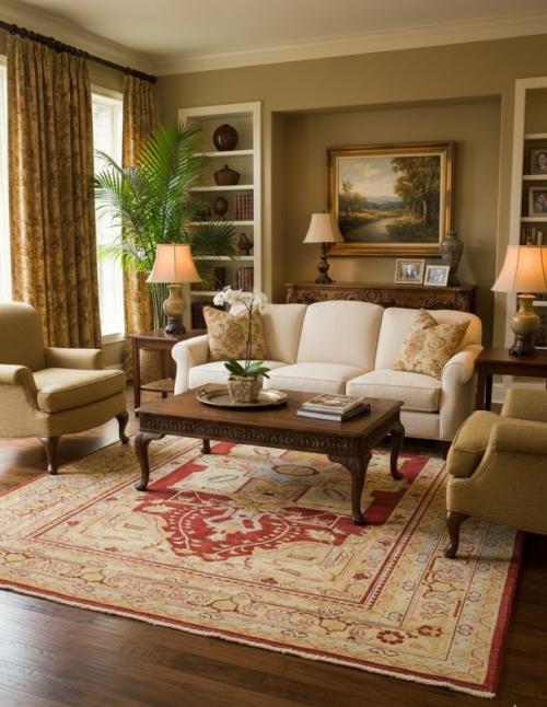 Rusty Red Tribal Floral 8'3X11'5 Ziegler Pakistan Rug