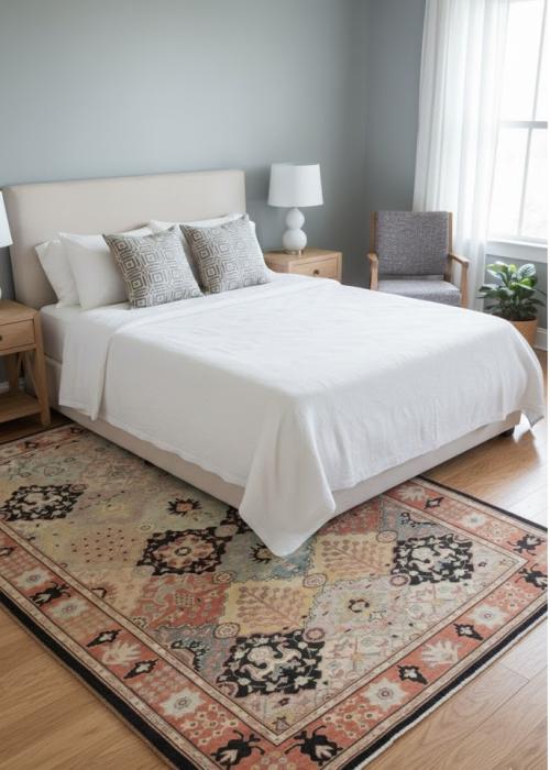 Beige/Cream Tribal Floral 6X8 Ziegler Pakistan Rug