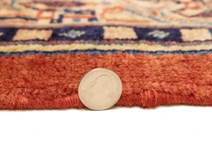 Vintage Tribal Rusty Red 4'5X6'6 Botemir Persian Rug