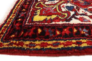 2'6 x 3'2 Hand Knotted Heriz Floral Persian Wool Rug