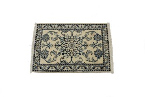 Cream Traditional 2X3 Nain Kashmar Persian Rug