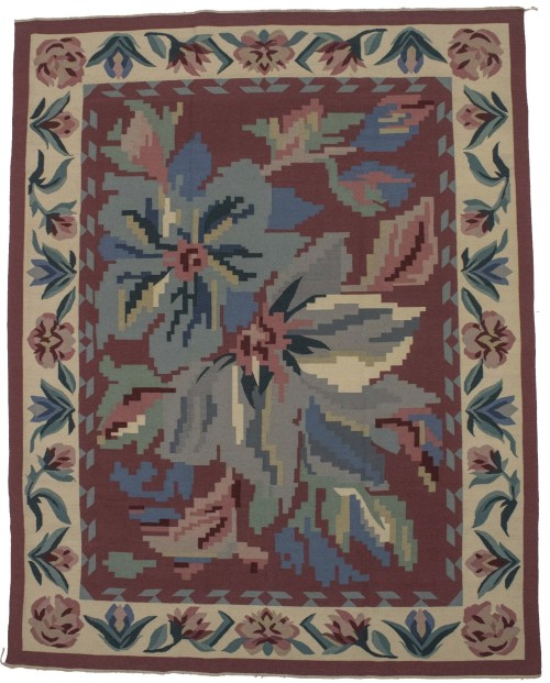 Floral Dhurrie 8X10 Chinese Oriental Rug