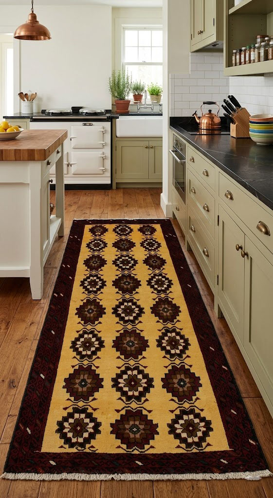 Vintage Vanilla Cream Tribal 3X6 Balouch Persian Rug - Image 2