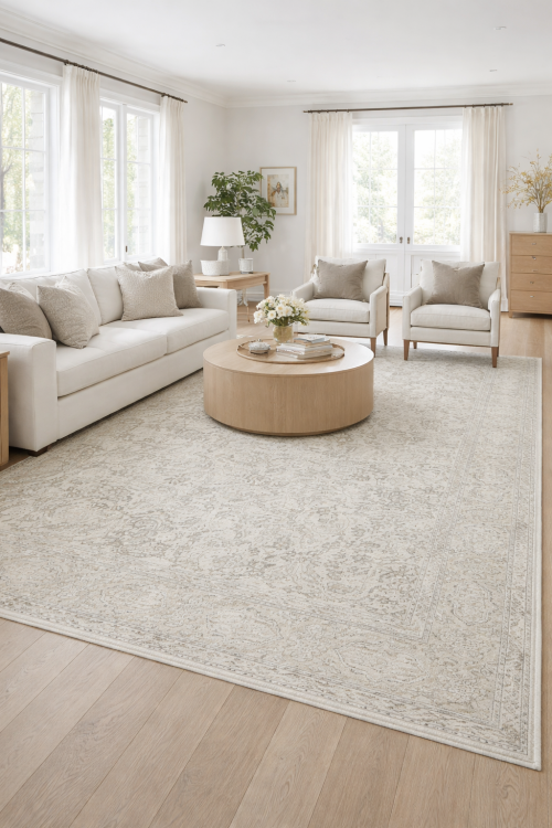 9'10 X 12'7 Hand Knotted Floral Antique Oriental Wool Rug