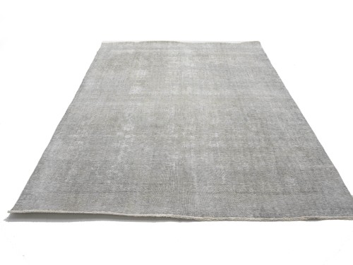 Antique Muted Beige Floral 8'2X11'6 Distressed Vintage Oriental Rug