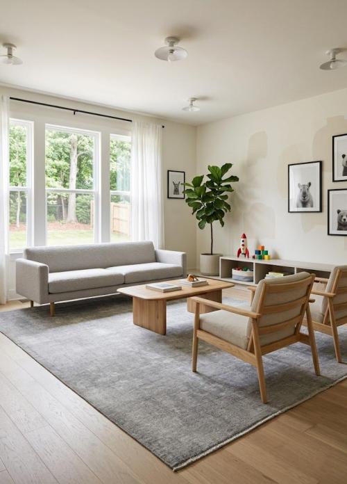 Antique Muted Beige Floral 8'2X11'6 Distressed Vintage Oriental Rug