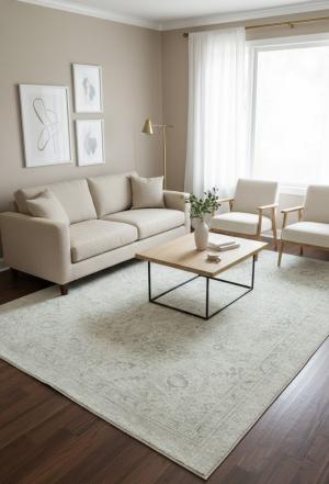 7'6 X 10'8 Hand Knotted Floral Antique Oriental Wool Rug