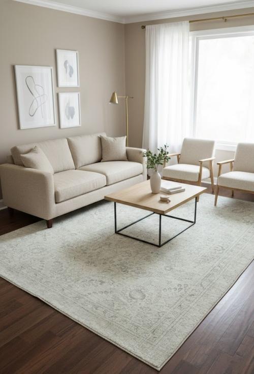 7'6 X 10'8 Hand Knotted Floral Antique Oriental Wool Rug