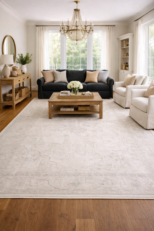 8'4 X 11'11 Hand Knotted Floral Antique Oriental Wool Rug