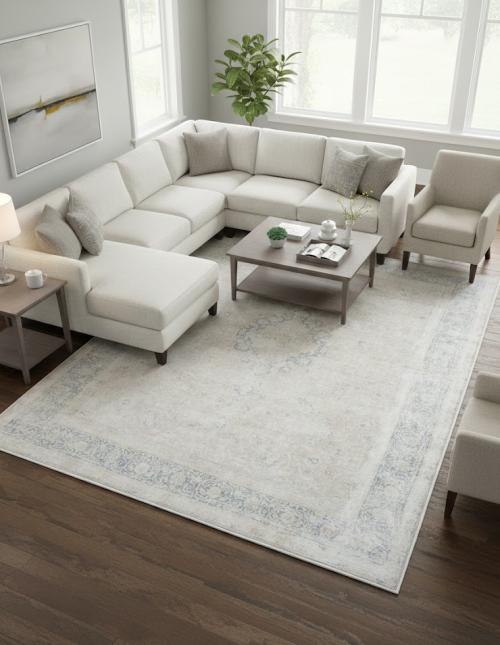 9'7 X 13'2 Hand Knotted Floral Antique Oriental Wool Rug