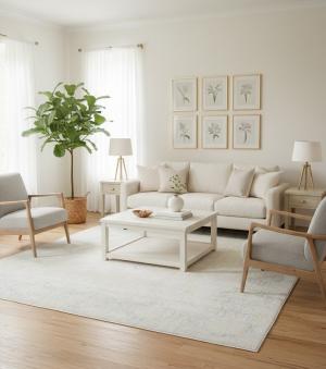 9'7 X 12'11 Hand Knotted Floral Antique Oriental Wool Rug