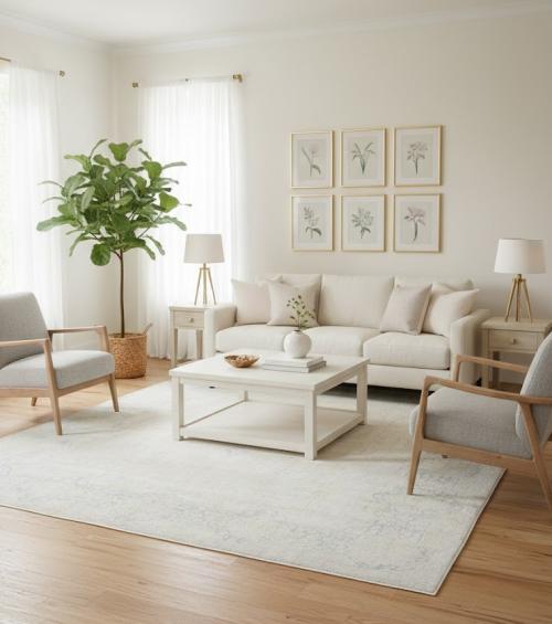 9'7 X 12'11 Hand Knotted Floral Antique Oriental Wool Rug