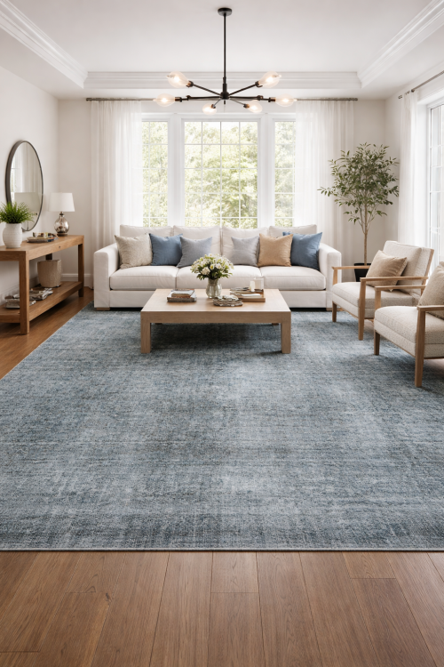 Antique Muted Floral 10X13 Distressed Vintage Oriental Rug