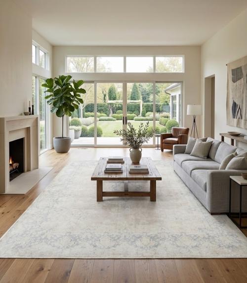 10'0 X 12'7 Hand Knotted Floral Antique Oriental Wool Rug