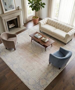 9'9 X 12'8 Hand Knotted Floral Antique Oriental Wool Rug