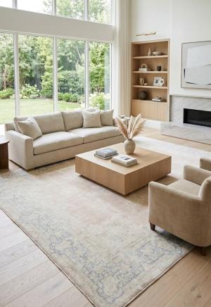 9'6 X 12'11 Hand Knotted Floral Antique Oriental Wool Rug