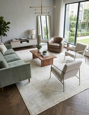 9'7 X 12'9 Hand Knotted Floral Antique Oriental Wool Rug