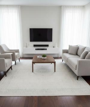 9'7 X 13'3 Hand Knotted Floral Antique Oriental Wool Rug