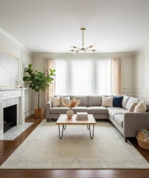 8'8 X 11'8 Hand Knotted Floral Antique Oriental Wool Rug