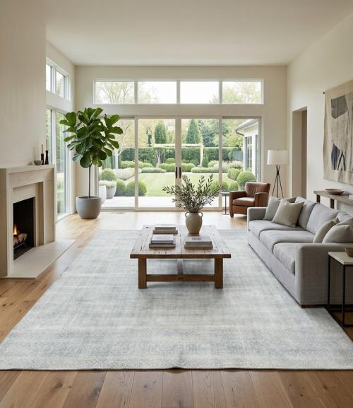 9'7 X 12'2 Hand Knotted Floral Antique Oriental Wool Rug