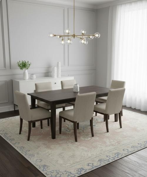 Antique Muted Floral 9X11 Distressed Vintage Oriental Rug