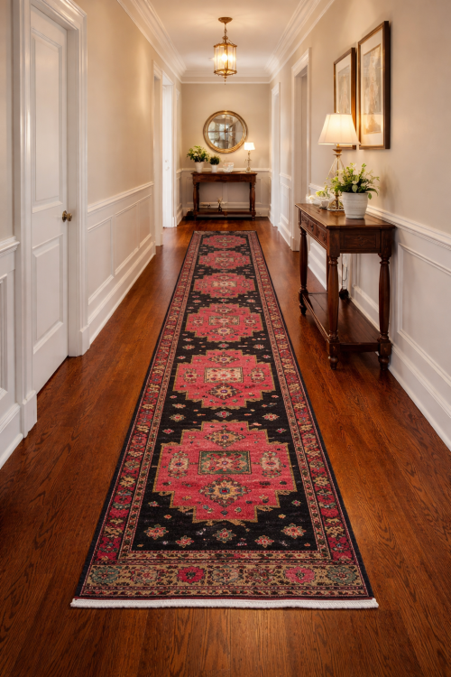 Antique Muted Tribal 2X13 Distressed Vintage Oriental Runner Rug