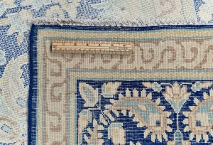 Antique Muted Floral 9X12 Distressed Vintage Oriental Rug