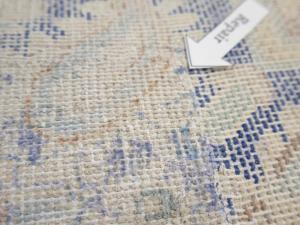 Antique Muted Floral 9X12 Distressed Vintage Oriental Rug