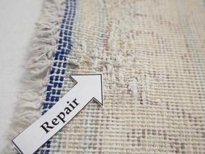 Antique Muted Floral 9X12 Distressed Vintage Oriental Rug