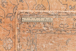 Antique Overdyed Traditional 10X13 Distressed Vintage Oriental Rug