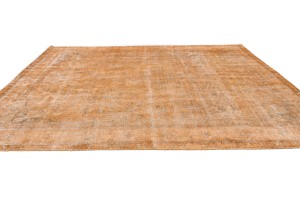 Antique Overdyed Traditional 10X13 Distressed Vintage Oriental Rug