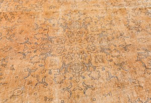 Antique Overdyed Traditional 10X13 Distressed Vintage Oriental Rug