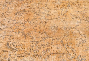 Antique Overdyed Traditional 10X13 Distressed Vintage Oriental Rug