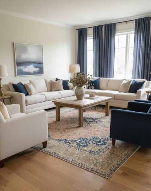 Semi Antique Muted Coral Red Floral 9X12 Distressed Vintage Oriental Rug