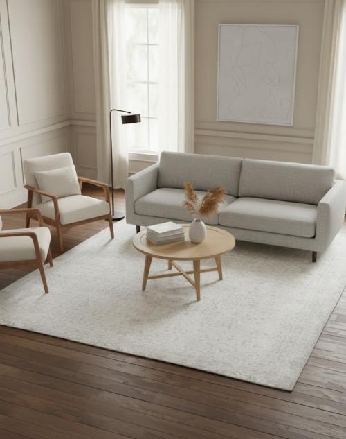 8'3 X 10'11 Hand Knotted Floral Antique Oriental Wool Rug