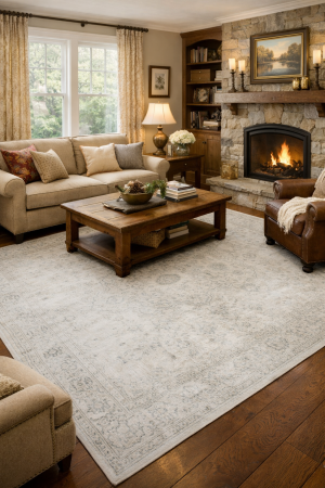 7'8 X 11'1 Hand Knotted Floral Antique Oriental Wool Rug